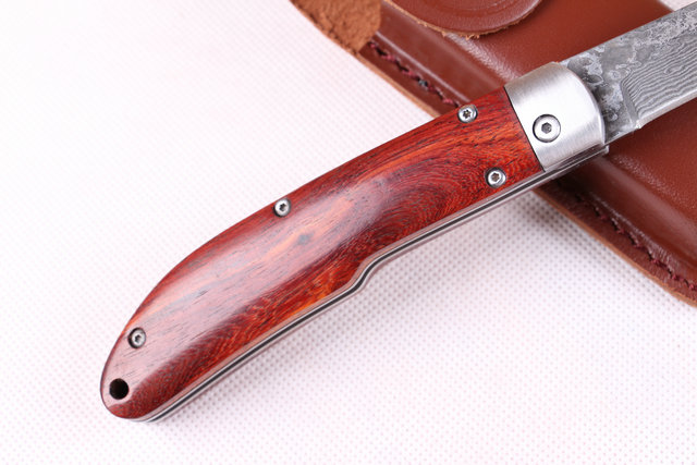 Damascus Horizontal open knife UD402053